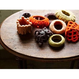 Felted Bracelet Trio Pattern designed by Leigh Radford