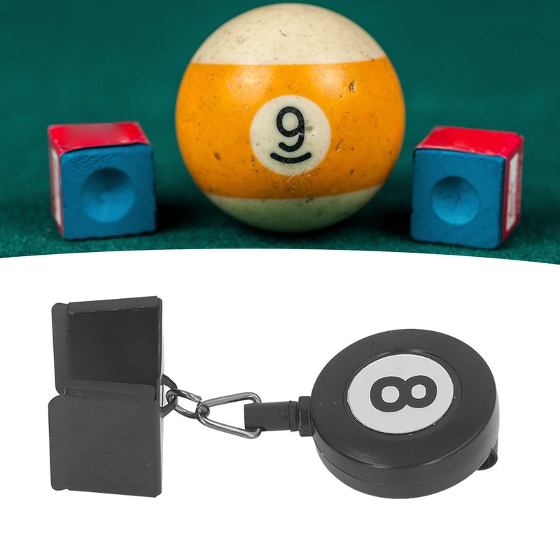 Billiard Cue Chalk Holder Metal Retractable Pocket Pool Cue Chalk