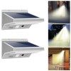 iThird Solar Flood Lights Outdoor Motion Sensor: Stainless Steel Motion
