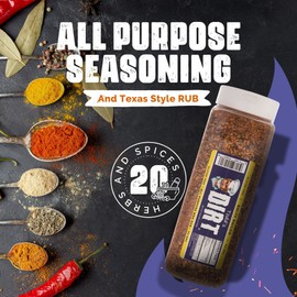 Todd’s DIRT - Salty Sailor DIRT Big Boy Bottle 26.88 oz, Texas-Style BBQ Rub, All Purpose Seasoning & BBQ Rub that’s GREAT ON EVERYTHING, 100% All Natural With No MSG & Gluten-Free, 26.88 oz