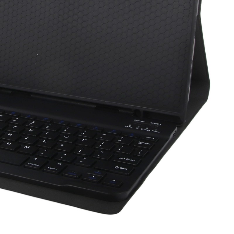 Tablet Keyboard Case Magnetic Black Detachable Trackpad TPU Case with