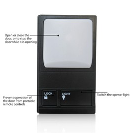 Multi-Function Control Panel 41A5273-1 Garage Door Opener Wall Mounted Button Replacement Panel Wall Keypad Button for LiftMaster 41A5273-1 78LM, 81LM, 371LM, 971LM Garage Door Opener