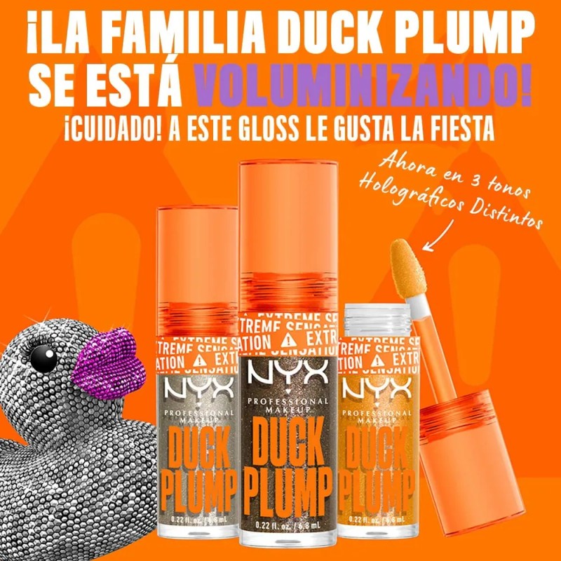 Gloss Voluminizador Transparente De Nyx Professional Makeup Naranja