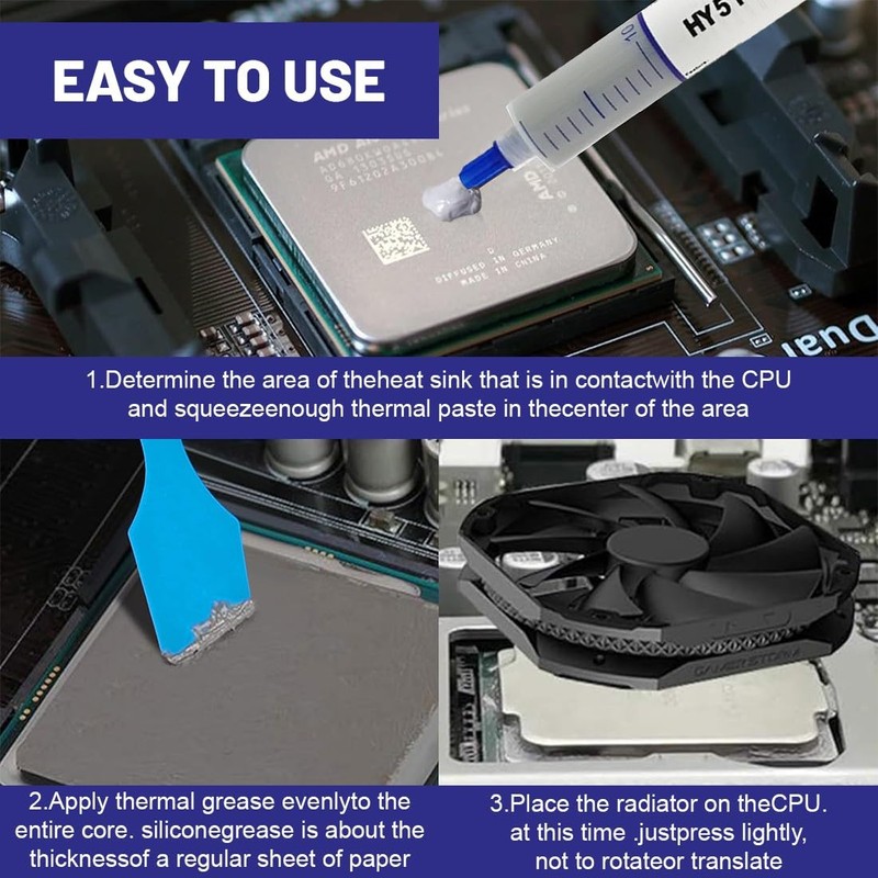 PYEUIFT HY-510 Thermal Paste for Coolers, Heatsink Paste Graphics Card