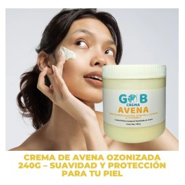 Crema De Avena Ozonizada - Gob - 240 G Neutra