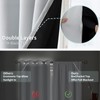 BGment Thermal Insulated 100% Blackout Curtains for Bedroom with Black