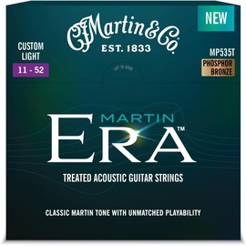 Martin MP535T Era - Cuerdas para guitarra acústica personalizadas, luz