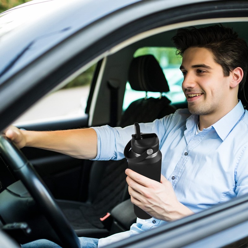 HYDROWION 32oz Stainless Steel Water Bottle(Cold for 48 Hrs, Hot