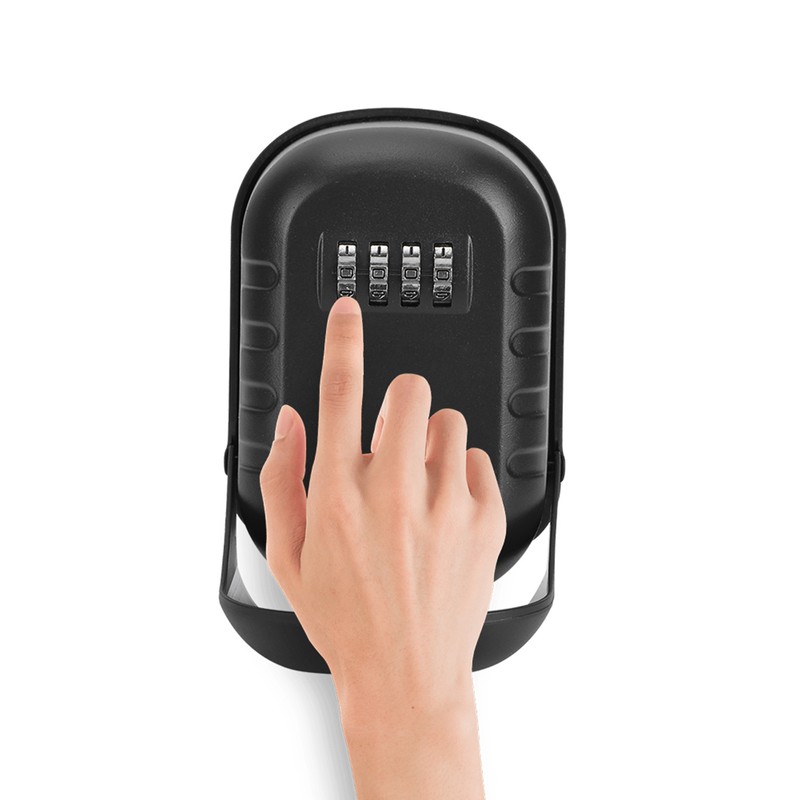 Professional Aluminum Alloy Key Lock Box Wall Mounted Outdoor Key