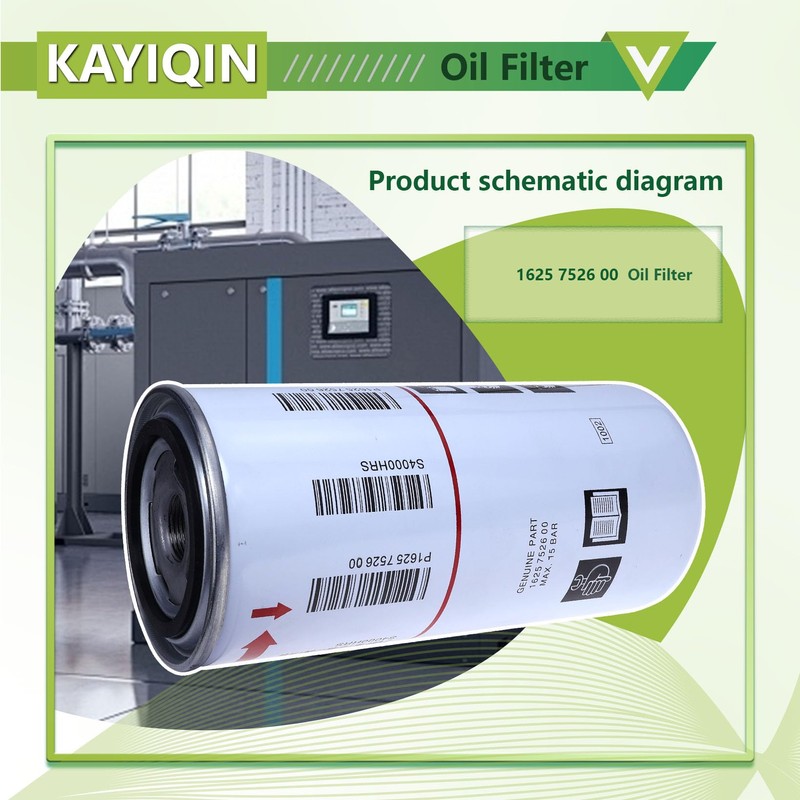 1625752600 KAYIQIN Oil Filter for Air Compressor Replacement, Compatible with