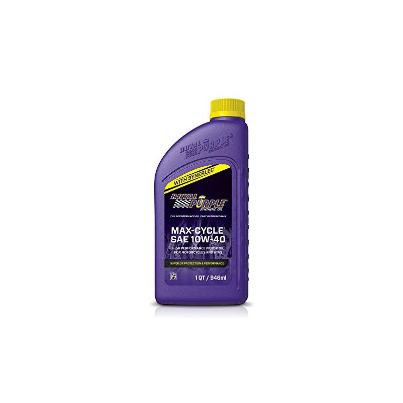 Royal Purple 01315 Max Cycle 10W-40 High Performance Synthetic Motorcycle
