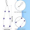 UZEXYO Beaded Phone Charm,Cell Phone String Strap,Evil Eye Beaded Lanyard