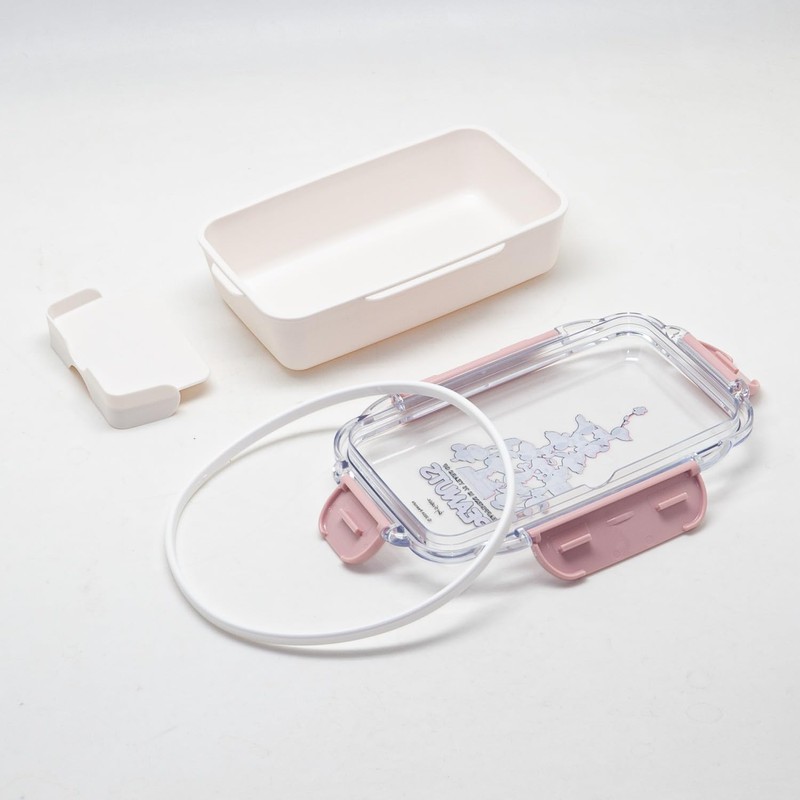 OSK Snoopy PCD-500 Lunch Box with Divider Pink Peanatus 75th