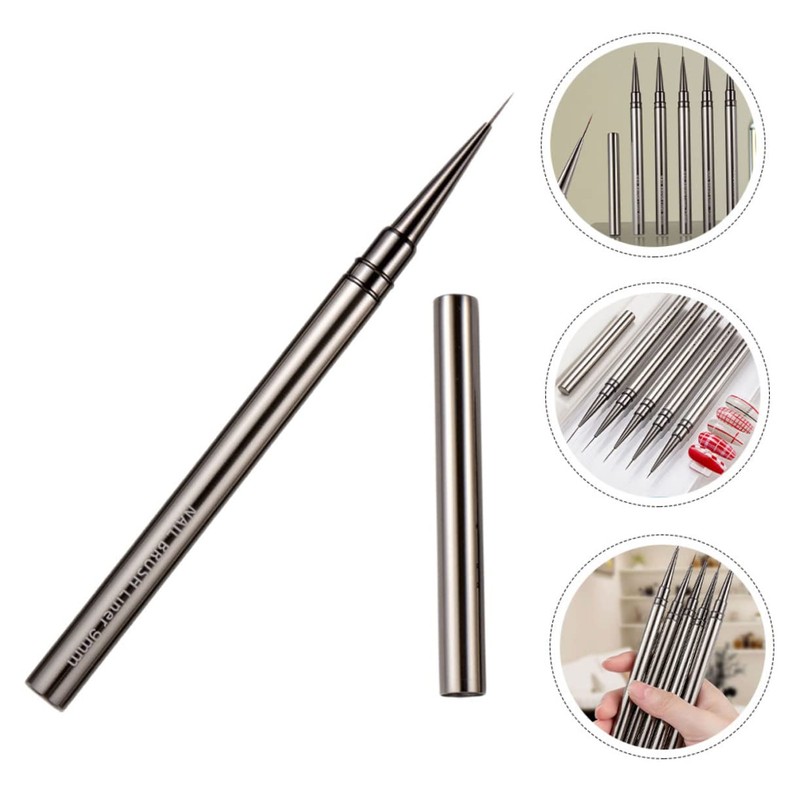 Healeved Nail Art Liner Pen Thin Brush for Manicure Nail