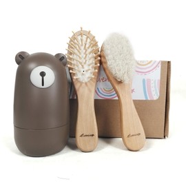 Baby Nagel Set, Baby Maniküre Set und Pediküre Set mit niedlichem Etui. Baby Nagelknipser und Bürstenset für Neugeborene, Säuglinge und Kleinkinder