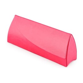 テーシーケース メガネケース おしゃれ ハード ケース マグネット式 スチール ポリウレタン ピンク 三角 HY-8060-16