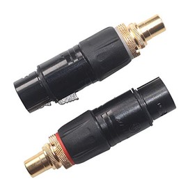 ANTOP ANTENNA KK MA-ZA 3pin XLR Female to RCA Female Adapter, XLR to RCA Converter Gender Changer Audio Coupler Connector. MA-ZA (2 Pack)