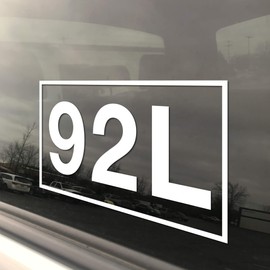 Inkfidel 10-Pack Army MOS 92L Petroleum Laboratory Specialist Window Decal Free Lifetime Replacement. 3" x 5" Heavy Duty Die Cut Vinyl Veteran Bumper Sticker. (White)