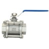 DAN SPEED NPT 3-Piece Stainless Steel SS304 Ball Valve, Industrial