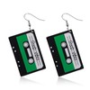 80s Earrings Cassette Tape Earrings 80s Accessories for Women Retro