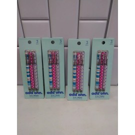 Universal Add Onn 4 Pack 2-in-1 Stylus W/ Ballpoint Pen  Compatible W/ Most Smart Tablets