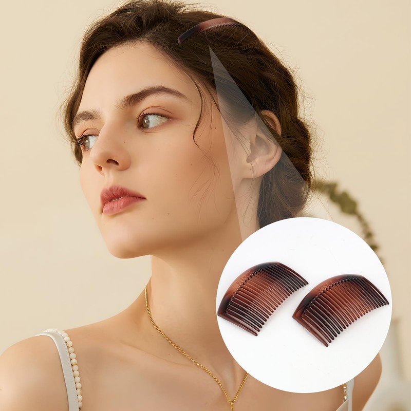 Set of 2 hair combs for plug-in, hair comb, high-quality
