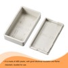 sourcing map Mini Dustproof Junction Box 50x27x14mm ABS for Electrical