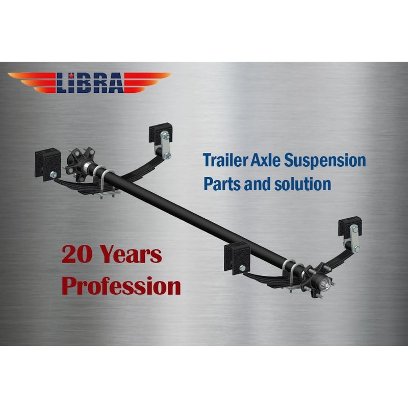 LIBRA Mobile Home Trailer Leaf Spring-Mono Leaf Double Eye 3000lbs