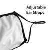 WIRESTER Unisex Cloth Face Mask with Adjustable Ear Loops, 2