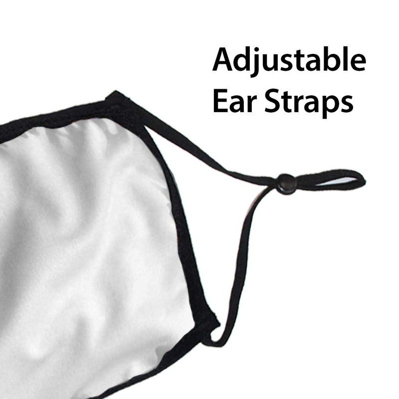 WIRESTER Unisex Cloth Face Mask with Adjustable Ear Loops, 2