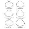 Nivofu 6 Piezas Diademas De Metal, Diadema Ondulada De Primavera