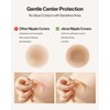 Ubras - Fundas para pezones para mujer, reutilizable, transpirable, invisible,