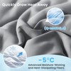 HYLEORY Cooling Comforter Queen Size, Double-Sided Cold Tech Fabric Cooling