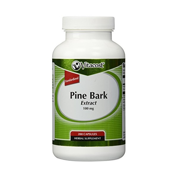 Vitacost Pine Bark Extract - Standardized to 95% OPC -- 100 mg - 200 Capsules