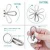 Set of 4 Carabiner Hooks, Super Strong Magnet, Hook, Diameter
