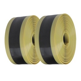 2 Rolls Bike Tire Liner Protection Strip, Road & Mountain Bike Tube Flat Protector Puncture Proof TPU Tire Liner (Yellow and Black, 40 * 1.0 * 2300)