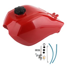 Areyourshop 3-Wheel ATV's Fuel Tank with Gas Cap & Switch Valve Petcock 16950-HC4-840 Fit for Honda ATC250ES Big Red 250 1985 1986 1987 Three-Wheel ATV's