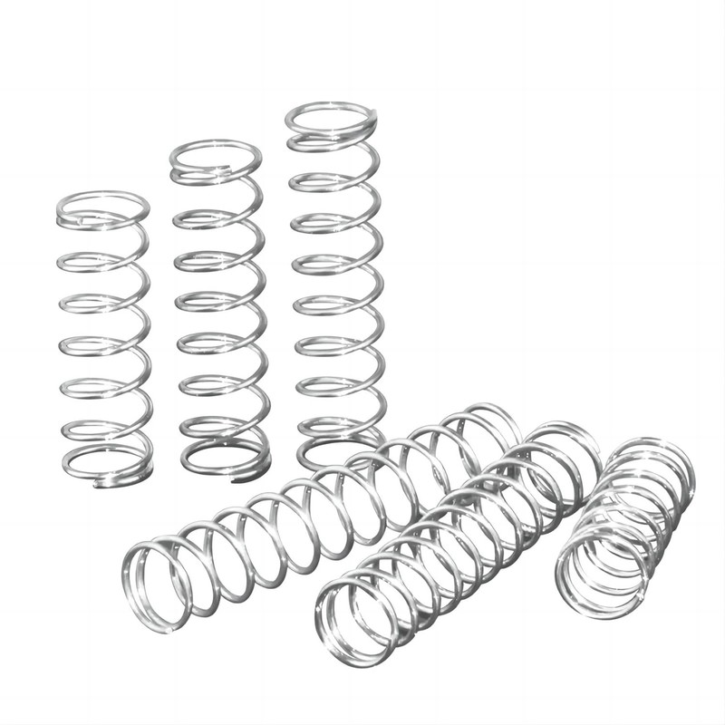 Qrity Pack of 10 compression springs, stainless steel coil springs,