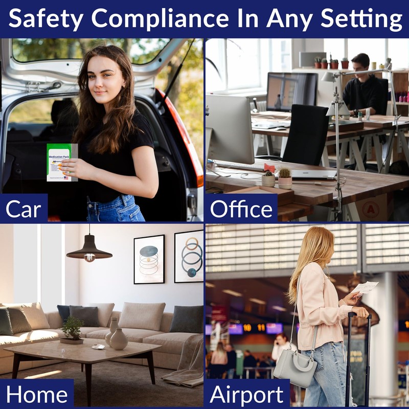 First aid Kit Refill Supplies Medication Pack for Refilling Small