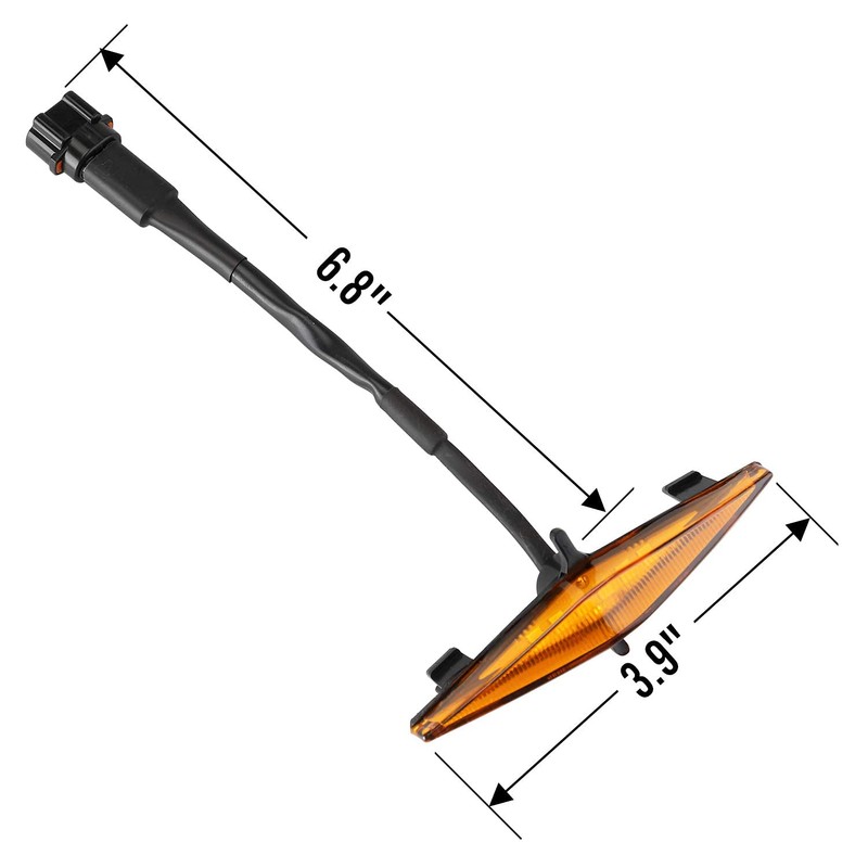 SEVEN SPARTA 4 PCS Grill Led Lights Compatible with Toyota