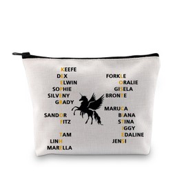 PXTIDY Team Foster Kee-fe Makeup Bag Keeper of The Lost Cities Characters Cosmetic Bag KOTLC Novel Inspired Bookish Gift