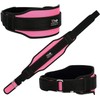 EVO Fitness Weight Lifting Belt 5.5” Neoprene Padded Back Lumbar