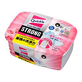 Quickle Toilet Strong Premium Rose Scented Container, 8 Count