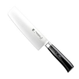 Tamahagane Tsubame Mikarta Stainless Steel Nakiri Vegetable Knife, 7-Inch