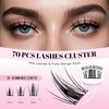 Self Adhesive Fairy Lash Clusters Kit Natural Look Manga Eyelash