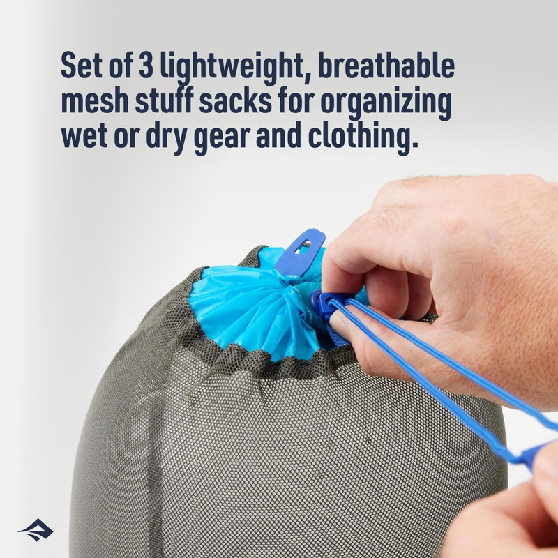 Sea to Summit Mesh Stuff Sack Set 3, 5, 8