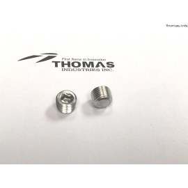 Thomas Industries Oil Less Recovery Compressor Body Plugs 1/8 NPT Part# 625114