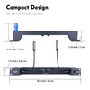 Rack Mount Gooseneck LED Light, 3 Dimmable Lamps, PowerCON Input,