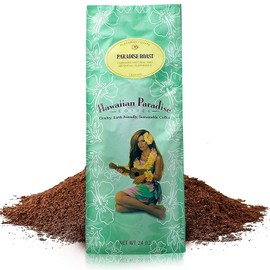 Hawaiian Paradise Coffee Medium Roast (7 OZ) World Class Premium Flavored Grounds Gourmet | Signature Brewed Made From the Finest Beans| Farm Fresh Earth Friendly | Paradise Roast