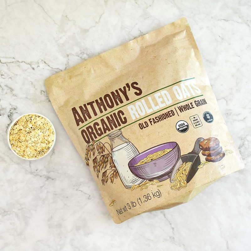 Anthony's Organic Rolled Oats, 3 lb, Gluten Free, Non GMO,